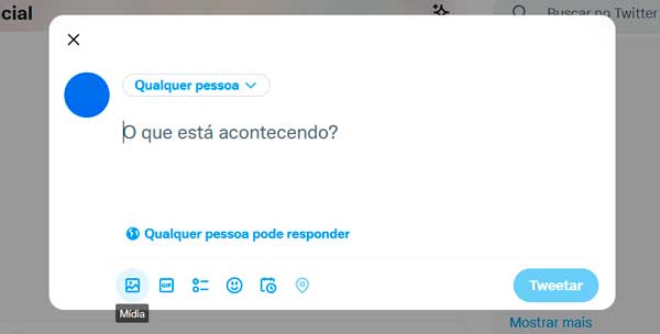 Como postar fotos no Twitter