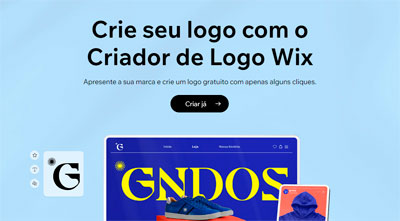 Criar logo no Wix