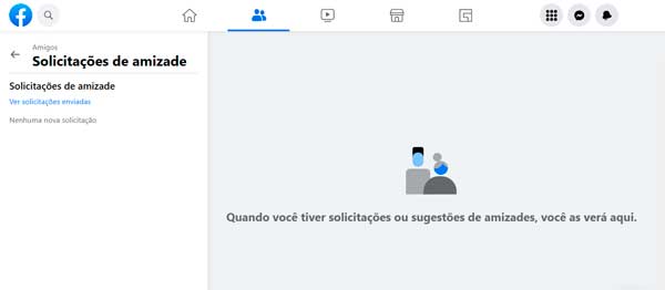 Como cancelar pedido de amizade no Facebook