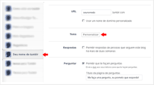 Colocar fundo no Tumblr, personalizar tema.