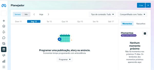 Como programar publicações no Facebook