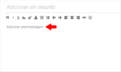 Cómo agregar un mensaje en Outlook.com.