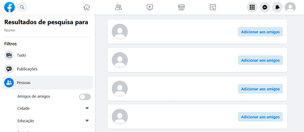 Como procurar e adicionar amigos no Facebook
