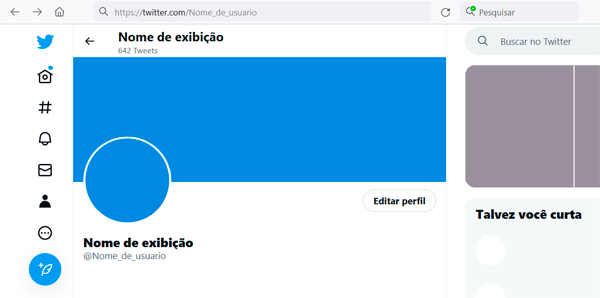 Como mudar o nome no Twitter