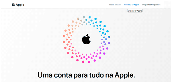 Como criar um Apple ID