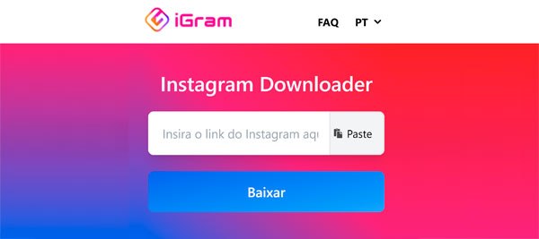 Como salvar fotos do Instagram para o computador