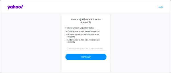 Como redefinir ou alterar sua senha do Yahoo