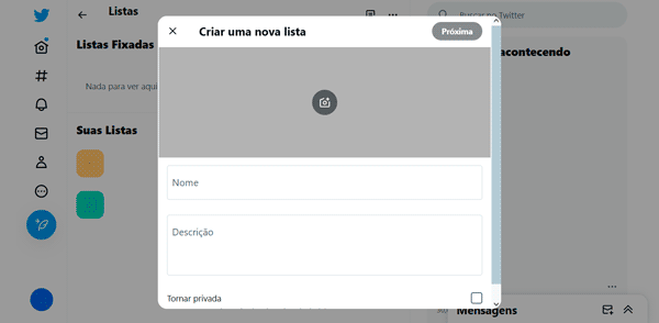 Como criar listas no Twitter