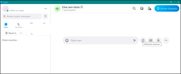 Como enviar fotos ou outros arquivos no Skype usando um computador ou dispositivo móvel