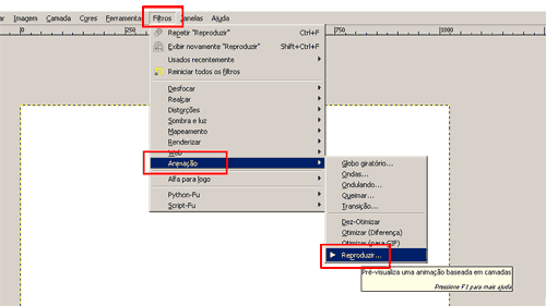 Criando GIF animado no Gimp