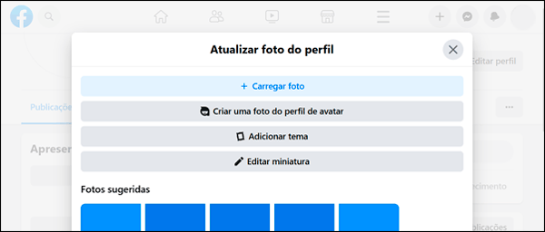 Como mudar a foto do perfil do Facebook