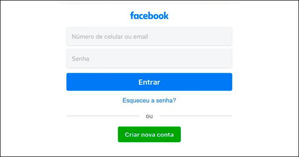 Como fazer login no Facebook usando seu número de celular