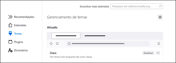 Como mudar o tema do Firefox