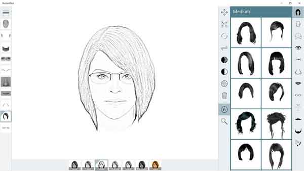 Crie desenhos e retratos falados com o PortraitPad