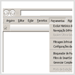 Resetar o navegador Internet Explorer.