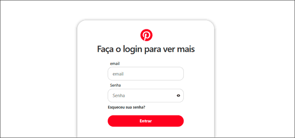 Como reativar a sua conta do Pinterest