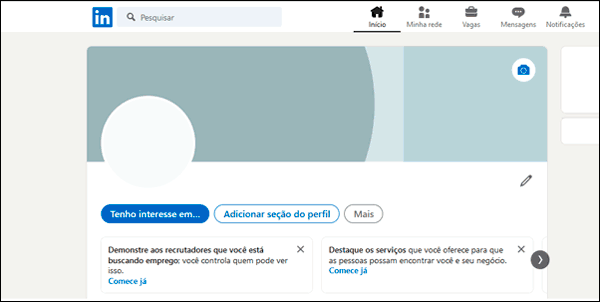 Como adicionar ou alterar foto de perfil no LinkedIn