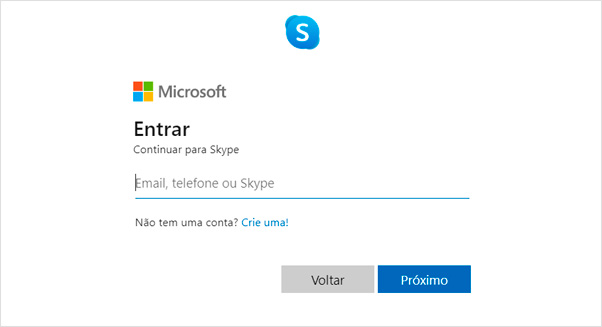 Como criar uma conta no Skype