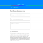 Aprenda como excluir uma conta Magazine Luiza
