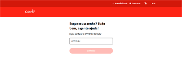 Como Recuperar Senha da Claro: Residencial ou Móvel