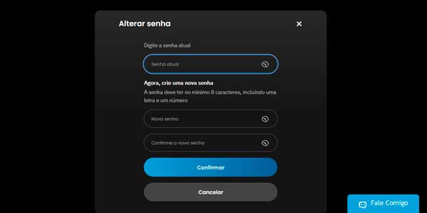 Como alterar senha DirecTv Go