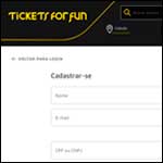 Aprenda Como Criar uma Conta no Tickets for Fun Passo a Passo