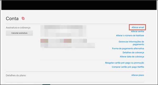 Como mudar o e-mail da sua conta Netflix